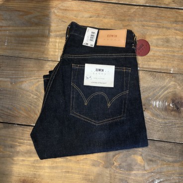 edwin japan selvedge denim loose straight