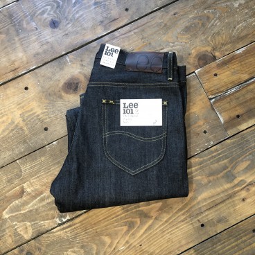 Lee101 japan selvedge denim regular tappered