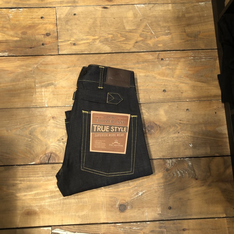 Pike Brothers selvedge denim coupe droite